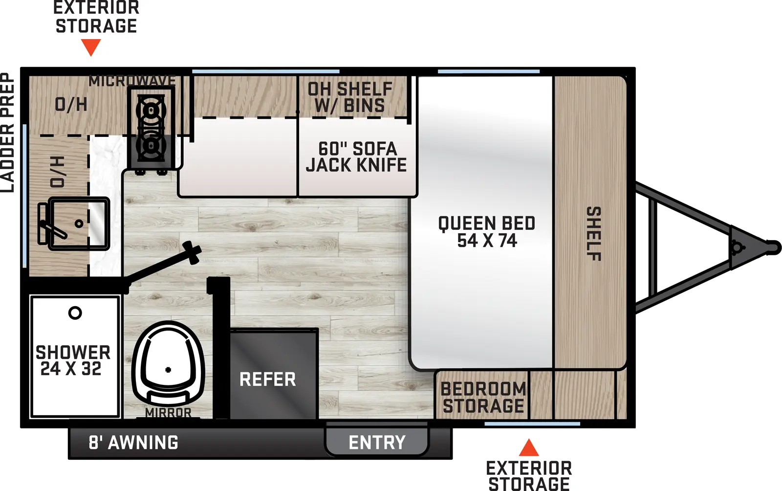 Aurora 13RKX Floorplan